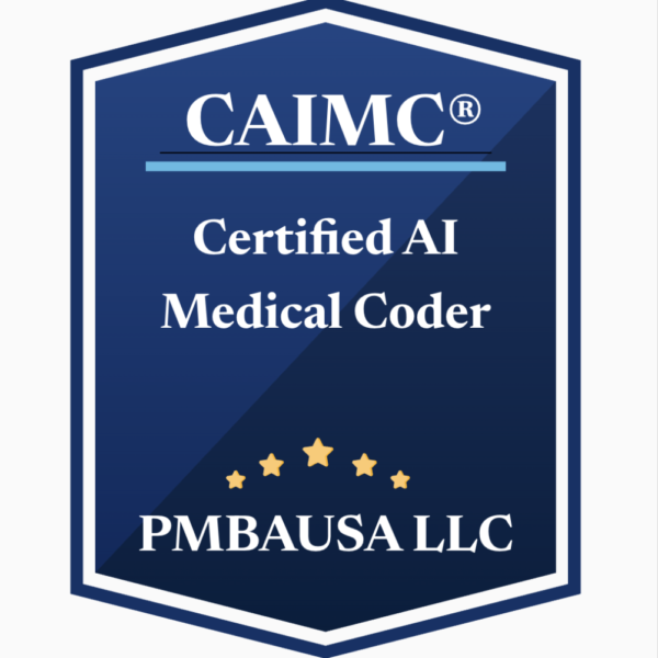 CAIMC® – Certified AI Medical Coder Level 1 and 2